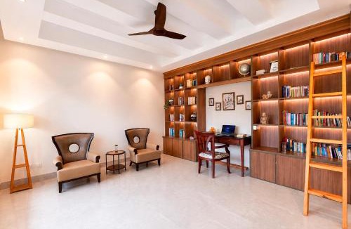 Bail Parao Villa | ELIVAAS Aranya Library Villas With Private Pool, Sit-out Area, Common Lounge & Garden With Forest Views