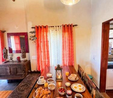 Ramgarh Ski Chalet | Flame of the Forest by Levitate - Luxury Two-Bedroom Chalet with Balcony Top Valley View & Fully Equipped Kitchen