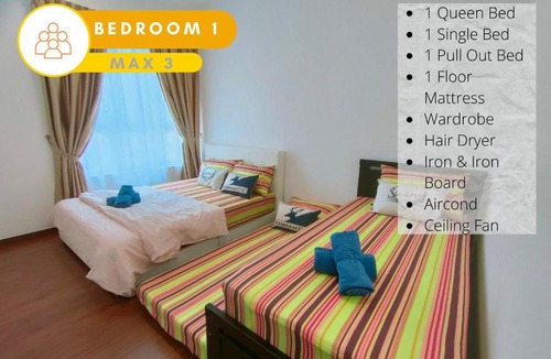 Shah Alam Apartment | #GA2, Cozy 2R2B Relaxing Skyline Views