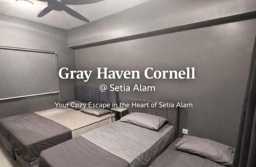 Petaling District Apartment | Gray Haven Cornell,Setia Alam, Setia City Mall Area, Luxury Stay