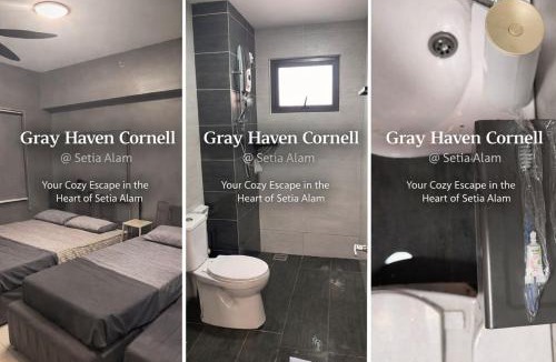 Petaling District Apartment | Gray Haven Cornell,Setia Alam, Setia City Mall Area, Luxury Stay
