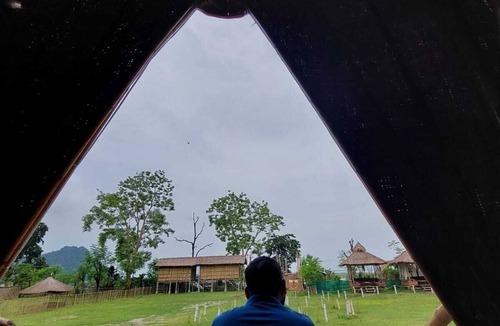 Marigaon District Hotel | Hill Mynah Bamboo Resort
