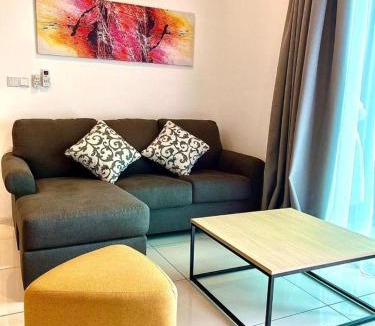 Perak Apartment | Hotspring 2 Room Suite @ Sunway Onsen with Theme Park View 4 to 6 pax
