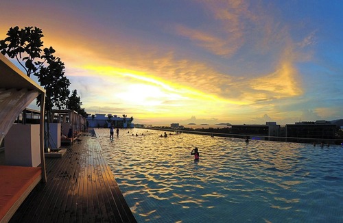 Kampung Sembulan Baru Apartment | Infinity pool PANDAHOME at KK city center (Opposite Imago Mall)