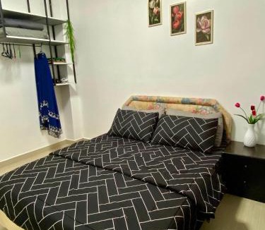 Tanjung Tanah Merah Apartment | Izdisa Muslim Homestay For Muslim with Groundfloor Poolview Wifi Netflix