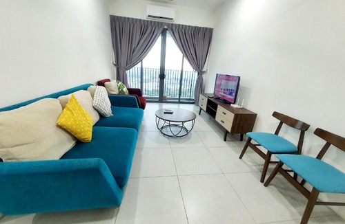 Kampung Masjid Timah Apartment | Jovial Modern Cozy HOUSE 3 ROOM 8 pax@meritus
