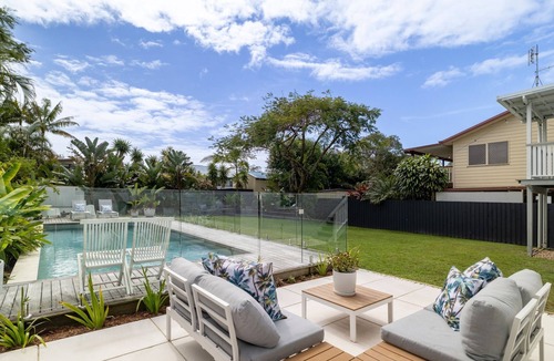 Chinderah House | Kingscliff Beach House with Sauna and Pool