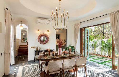 Verla Canca Villa | La Massima by The Blue Kite 2BHK Indo Portuguese Style Villa in Parra with Private Pool, Fully Equipped Kitchen, WiFi & 24x7 Security