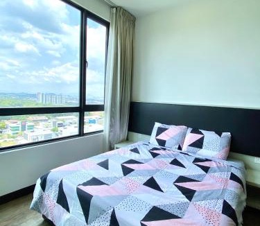 Kampung Bukit Dukong Apartment | Landmark Residence 2, Studio for 2 pax, High floor, Nice View, Free Parking, Budget Stay