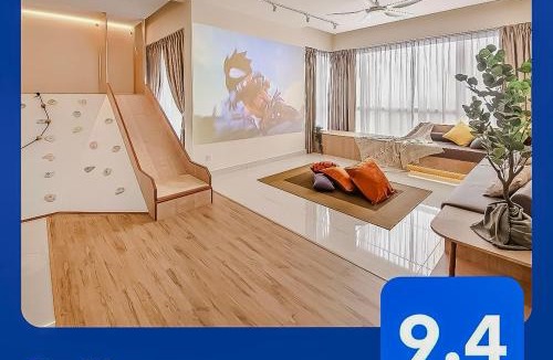 Medini Apartment | Legoland 3 Mins Kid-Friendly, Free Park, HideOutTunnel Special Kid Pool, JB Johor Bahru Malaysia