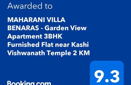 Sigra Apartment | MAHARANI VILLA BENARAS - Garden View Apartment 2BHK Furnished Flat near Kashi Vishwanath Temple 2 KM