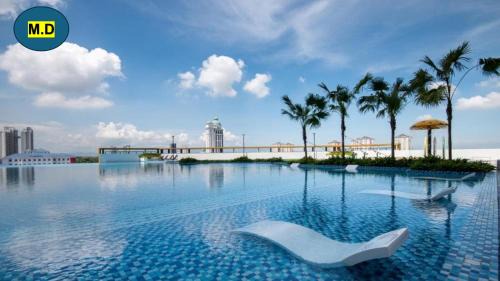 Bandar Perda Apartment | Marvel Nest- 3bedroom-Poolview-10pax