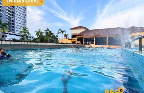 Alor Gajah Apartment | Melaka D'savoy Afamosa Resort for 12PAX Pool View