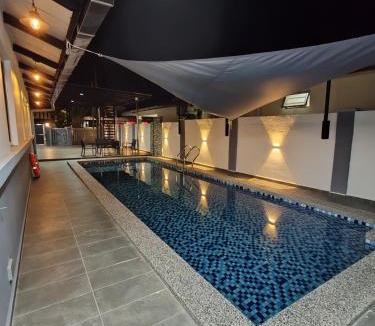 Durian Tunggal Villa | Melaka privatepool bungalow BBQWIFI krubong