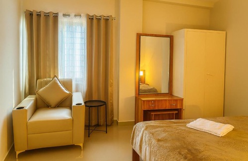 Shaikpet Apartment | NK Homes Full Furnished 2BHKs with Kitchen, Hall, Wifi & Smart TV