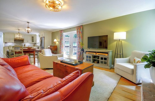 Trinity House | Office, Deck, Yard: Thomasville Gem on Golf Course