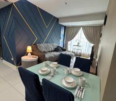 Downtown Kota Kinabalu Apartment | Opulent Nights Sky Hotel 2BR Family Stay KK