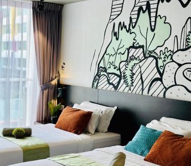 Tanjung Aru Apartment | Owl Nest Suite' at aeropod sovo