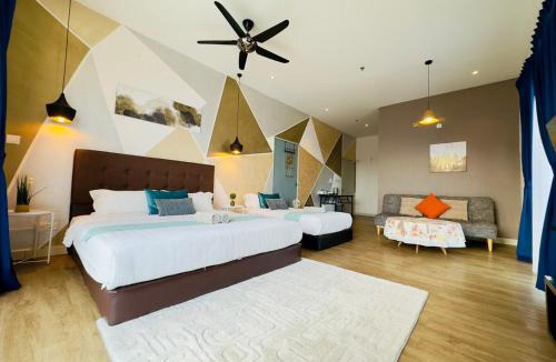 Tanjung Aru Apartment | Owl Nest Suite' at aeropod sovo