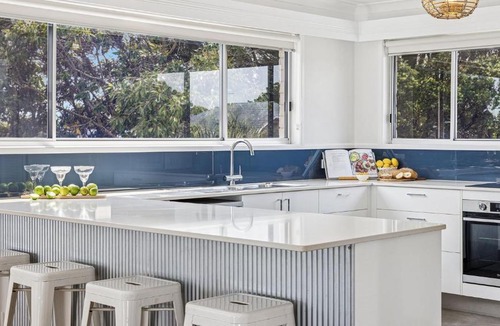 Yamba House | Pandanus - Spacious Waterfront Escape with Private Pontoon & Pool - Holiday Yamba