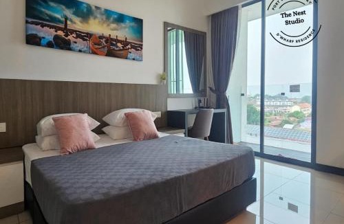 Kampung Bahasa Kapor Apartment | PD D'Wharf The Nest Studio With 50' Smart TV & Free WIFI