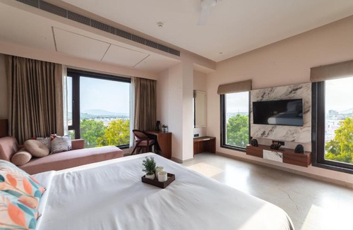 Shavri Colony Hotel | PINNACLE Udaipur - Boutique Rooftop Pool Hotel, Near the Lakes