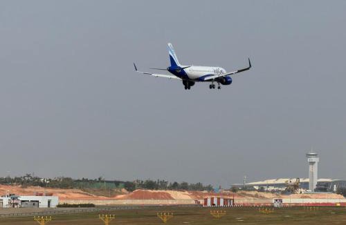 Devanahalli Apartment | Runway Retreat Rooftop Swing, Airport View
