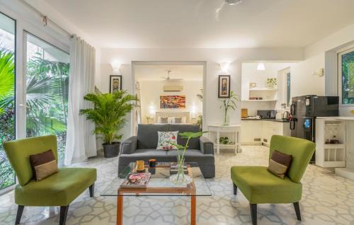 Reis Magos Apartment | Santa Terra by The Blue Kite - 1 & 2 BHK Apartments With Common Pool, Kitchen, Security & Wifi, Near to Casino & Candolim Beach