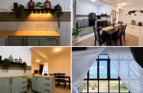 Malacca City Apartment | Seabreeze Hideout at Pantai Klebang Netflix I Wifi I Massage Chair I 7 pax