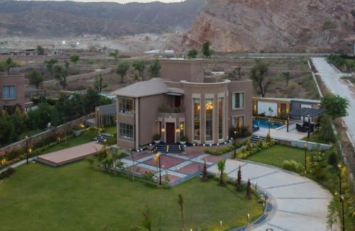 Jamwa Ramgarh Villa | Skyza Farms 3 BHK Snehzy Villa with Private pool, Gazebo and Garden