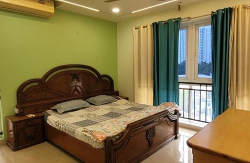 Sholinganallur Apartment | spacious 2BR 2 bath, parking, AC, OMR main rd