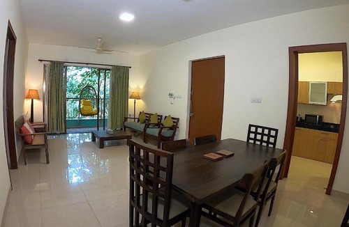 Betim Apartment | Spacious 3BR Oasis with Wi-Fi short Drive to Panjim & Casinos C1-101