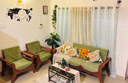 Mazal Waddo Apartment | Stay at Sakhis, 2BHK spacious Flat, 5 mins to Anjuna beach