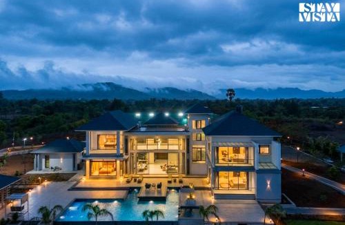 Gaulwadi Villa | StayVista at Rooted By Frangipani - Pool & BBQ