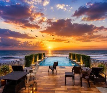 Puri Resort | The Bay Suites - Sea Beach Front Hotel - Rooftop Infinity Pool - Balcony & Sea View In All Rooms - New Marine Drive Road - Complimentary Breakfast