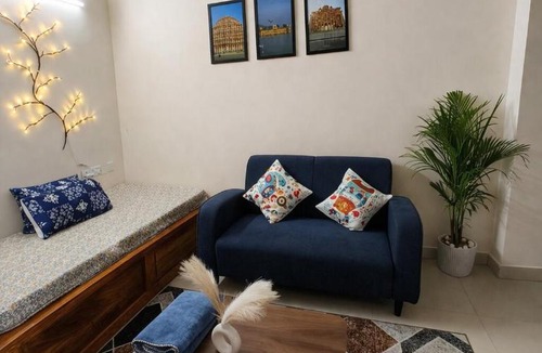 Durgapura Apartment | The Cozy Cloud 11, 1BHK Apartment Near WTP Mall and Airport