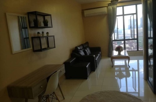 Central District Apartment | The Cribs Homestay where u can enjoy our stunning view by the pool.