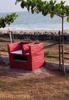 Paravur House | Thodiyil Private beach twin bedroom house