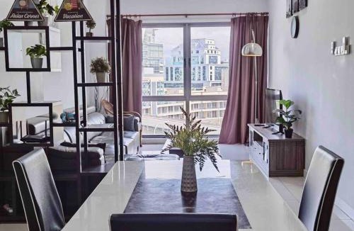 Downtown Kota Kinabalu Apartment | Urban Loft @ IMAGO MALL - 5 Pax, 2 Rooms 2 Bath