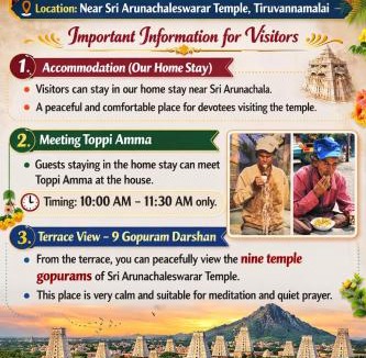 Tiruvannamalai House | VAP Arunachala Rooms