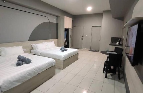 Tanjung Aru Apartment | We Stay Studio Room Aeropod Near Airport,KKCity,TgAru Beach-6Pax