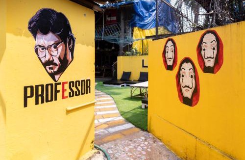 Palolem Hostel | Whoopers Hostel Palolem- Money Heist Themed
