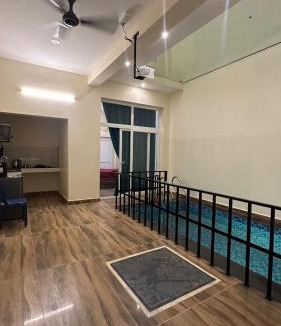 Mandavi Villa | Wind & Wave Villas, Luxury 3BHK Villa with Indoor Pool & Poolside Cinema Projector