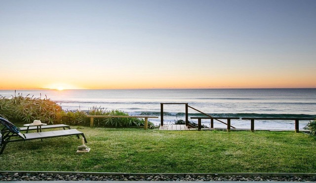 Absolute beachfront on surf beach in Wamberal