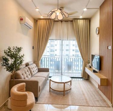 Ambience Residence Klebang l Sora Haven 2BR Cozy Japandi Retreat with Pool View