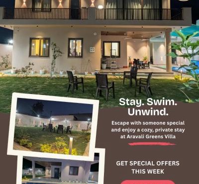 Aravalli Greens - Pool & Spa, Party Hall & Lawn