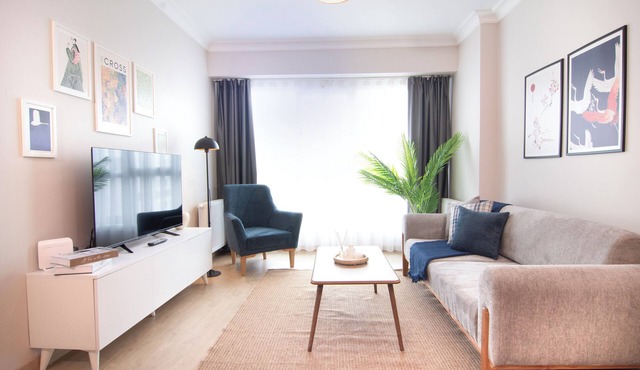 Bright & Cozy 1Bdr near Biz Cevahir Haliç Mall in Eyüpsultan