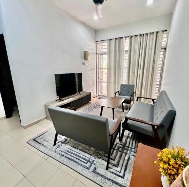 Casa Damai Kuantan - near TUDM, Taman Tas, SEMSAS, UMP,Airport, Uia, Matrik Gambang, Menara 188, 4bilik-3AC 1kipas, Ruang Tamu kipas