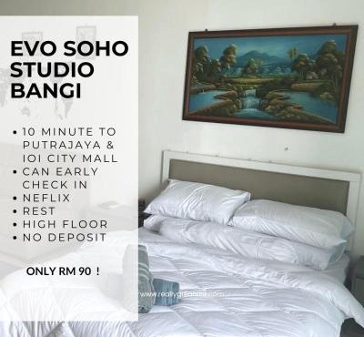 EVO Soho Bangi Netflix putrajaya early check-in