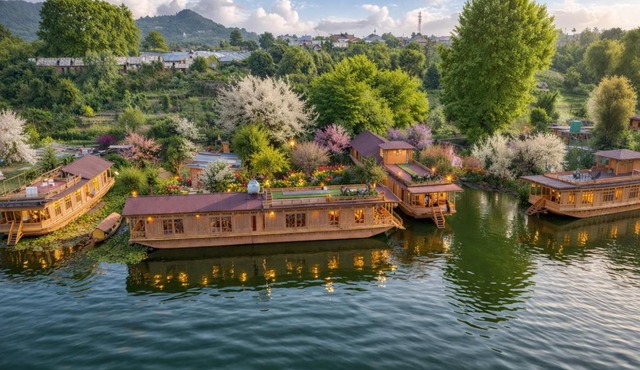 Floating Luxury Group Of Houseboats